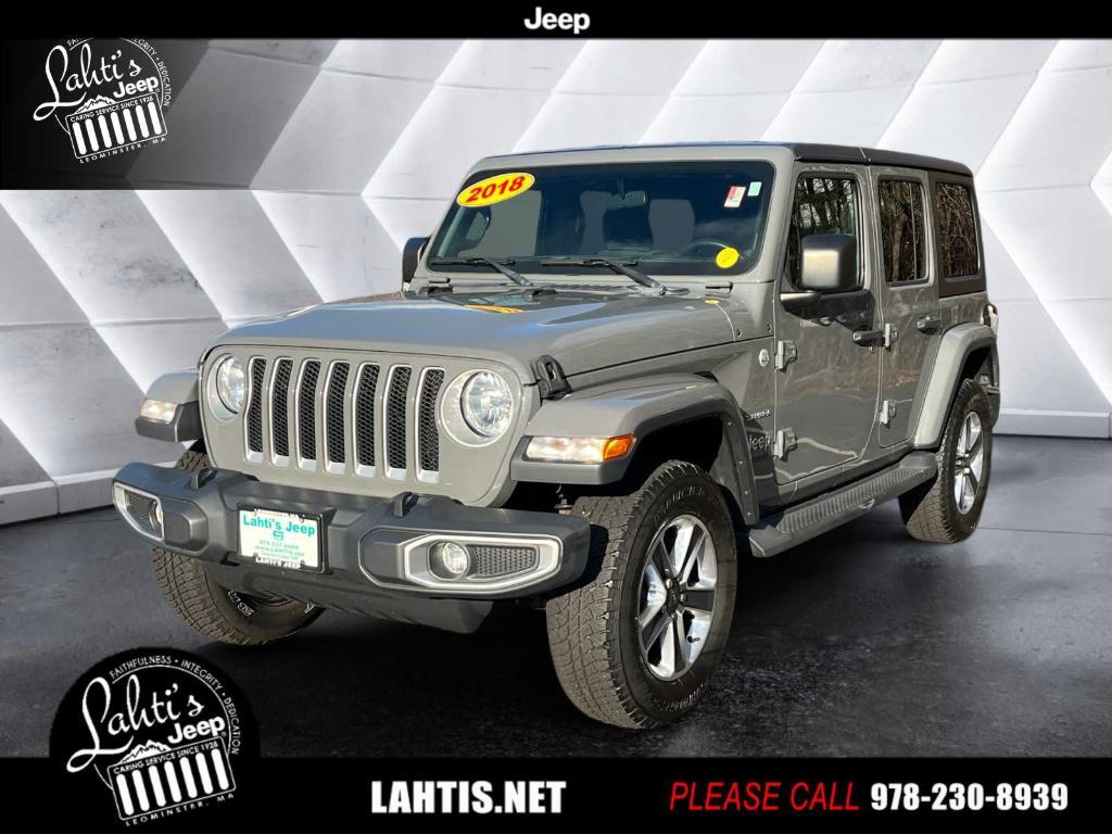 used 2018 Jeep Wrangler Unlimited car, priced at $27,777