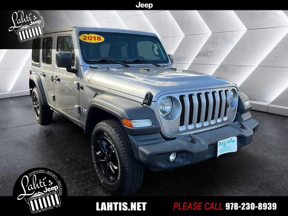 used 2018 Jeep Wrangler Unlimited car, priced at $28,396