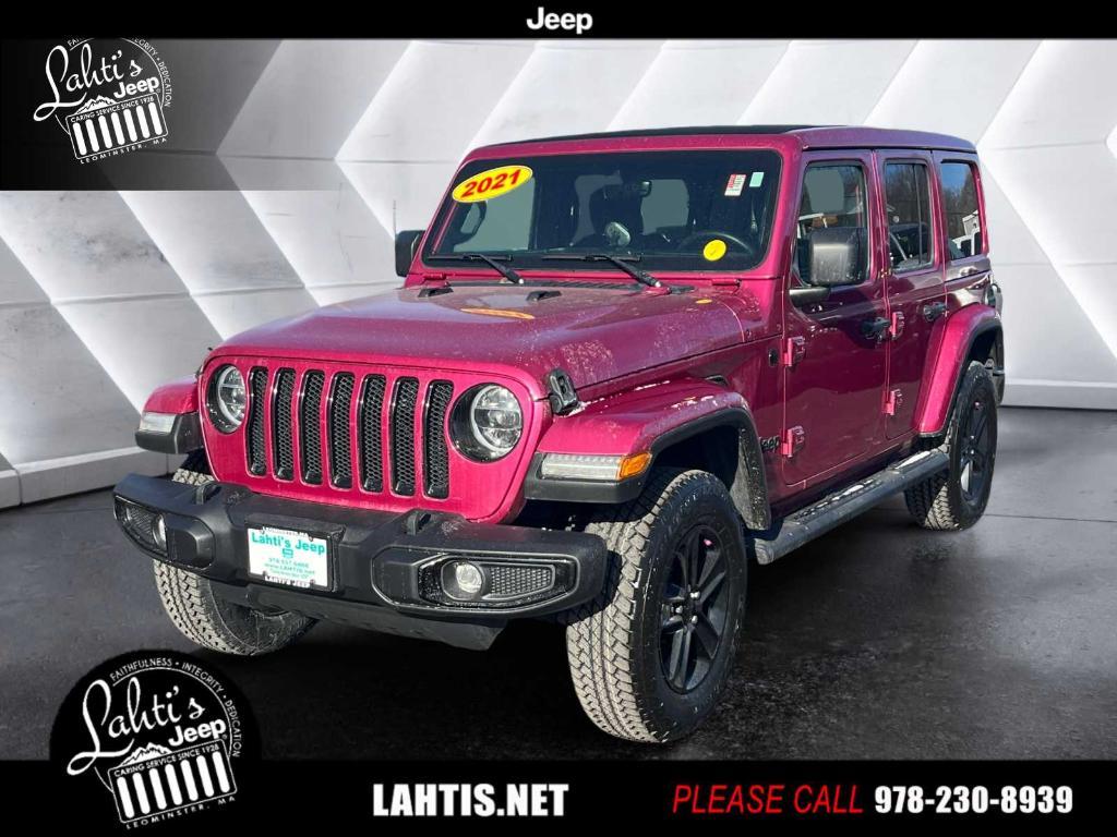 used 2021 Jeep Wrangler Unlimited car, priced at $34,933