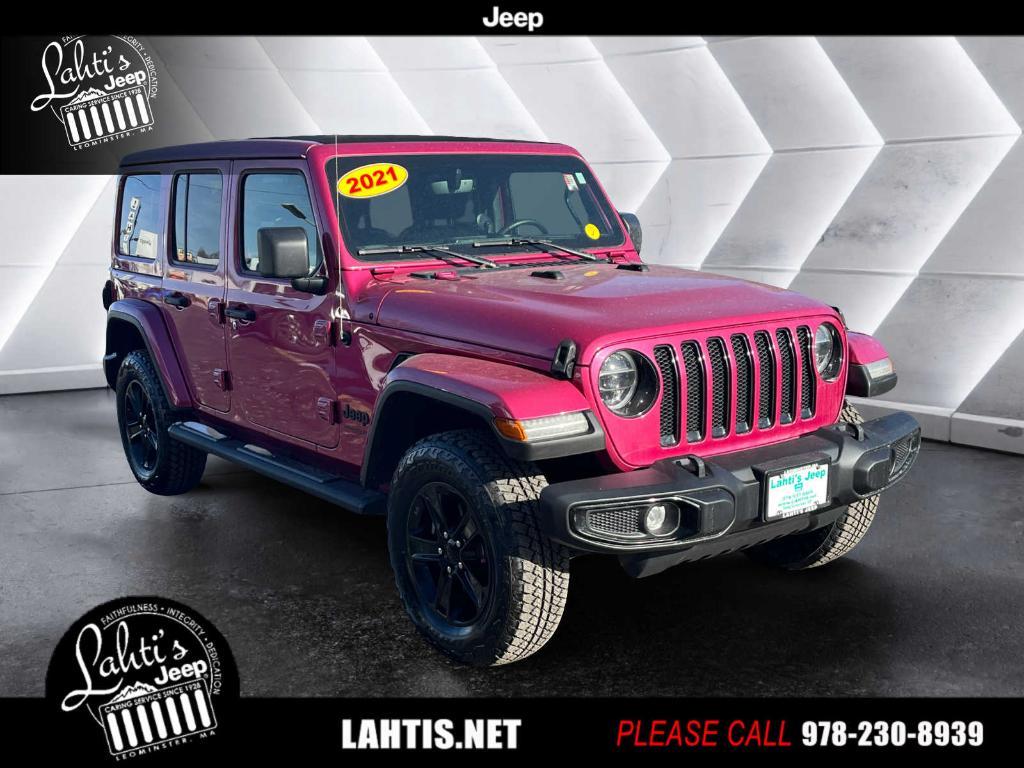 used 2021 Jeep Wrangler Unlimited car, priced at $34,933