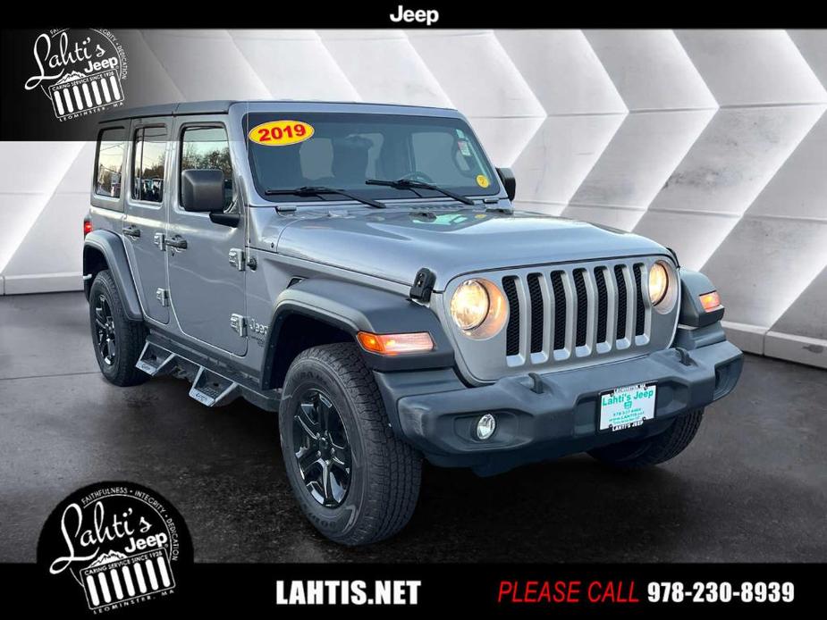 used 2019 Jeep Wrangler Unlimited car, priced at $29,696