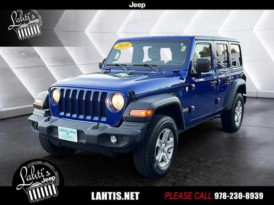 used 2019 Jeep Wrangler Unlimited car, priced at $31,999