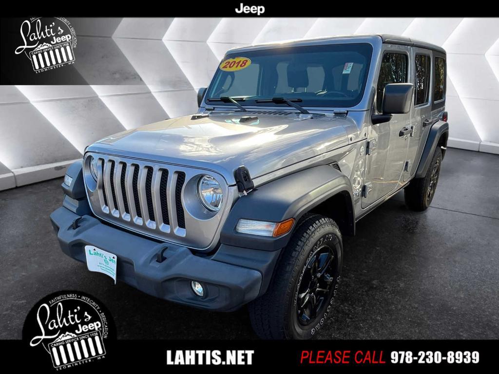 used 2018 Jeep Wrangler Unlimited car, priced at $27,699