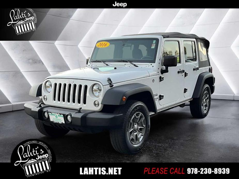 used 2016 Jeep Wrangler Unlimited car, priced at $19,999