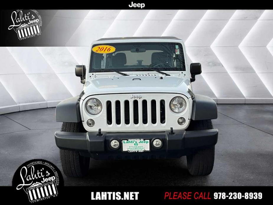 used 2016 Jeep Wrangler Unlimited car, priced at $19,999