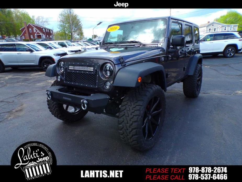 used 2016 Jeep Wrangler Unlimited car, priced at $33,500