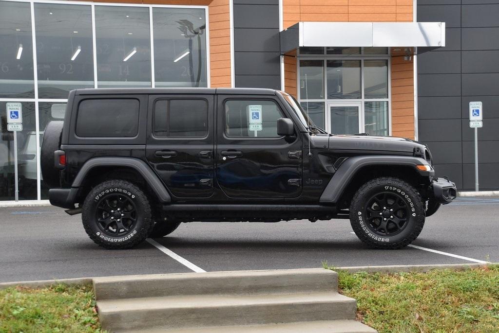 used 2021 Jeep Wrangler Unlimited car, priced at $32,500