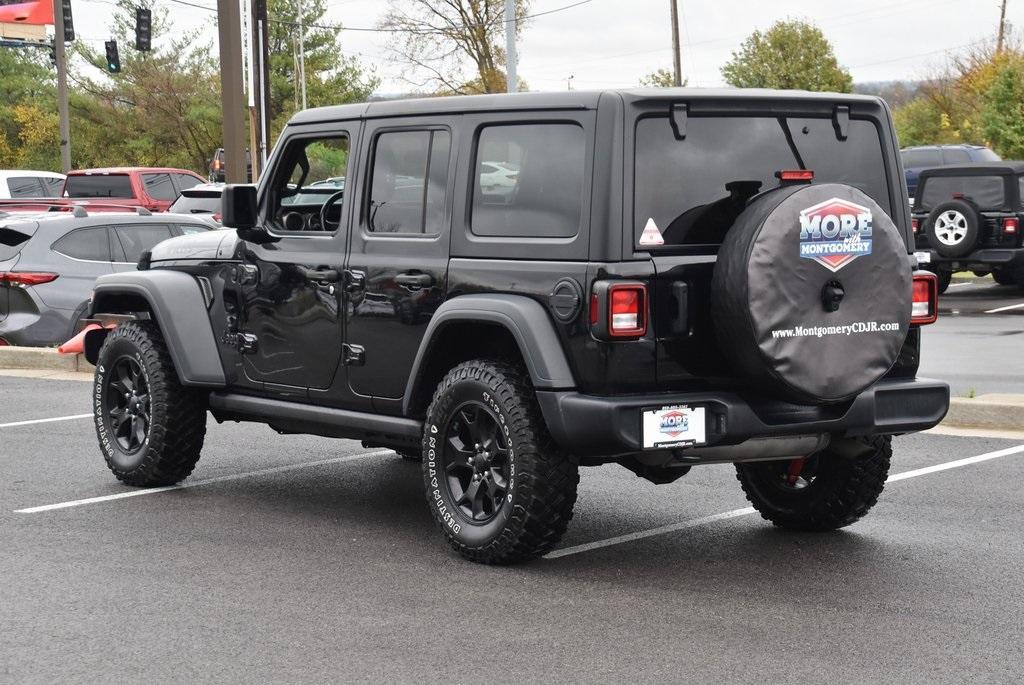 used 2021 Jeep Wrangler Unlimited car, priced at $32,500