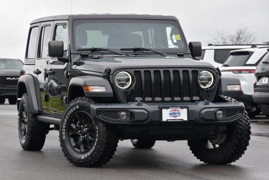 used 2021 Jeep Wrangler Unlimited car, priced at $32,500