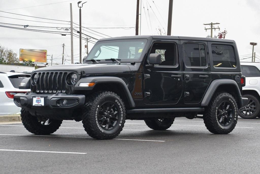 used 2021 Jeep Wrangler Unlimited car, priced at $32,500