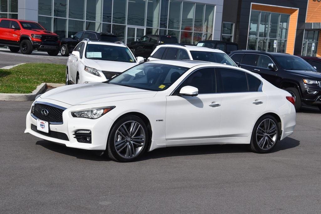 used 2014 INFINITI Q50 Hybrid car, priced at $13,250