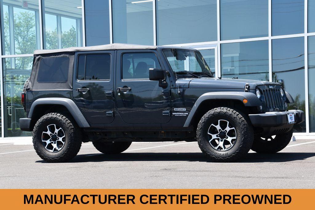 used 2017 Jeep Wrangler Unlimited car, priced at $23,200