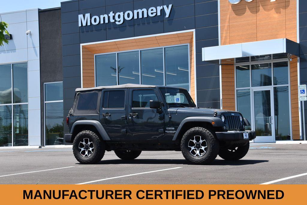 used 2017 Jeep Wrangler Unlimited car, priced at $23,100