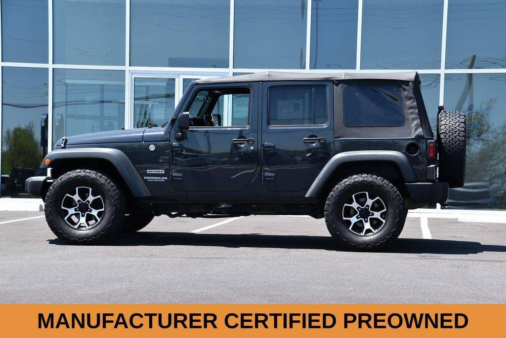 used 2017 Jeep Wrangler Unlimited car, priced at $23,200