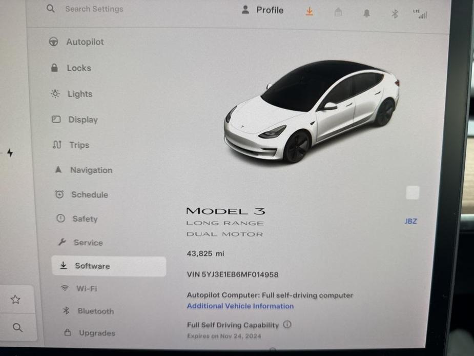 used 2021 Tesla Model 3 car, priced at $28,750