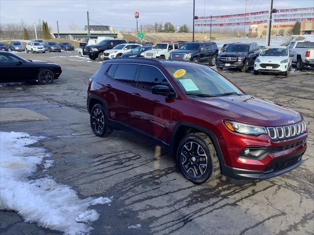 used 2022 Jeep Compass car, priced at $17,420