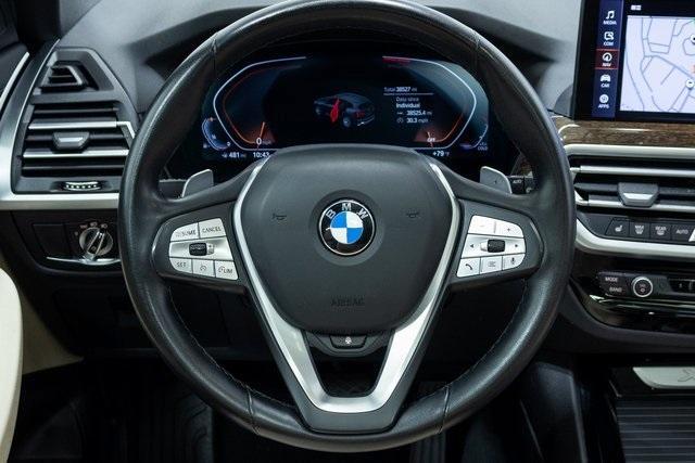 used 2023 BMW X3 car, priced at $35,250