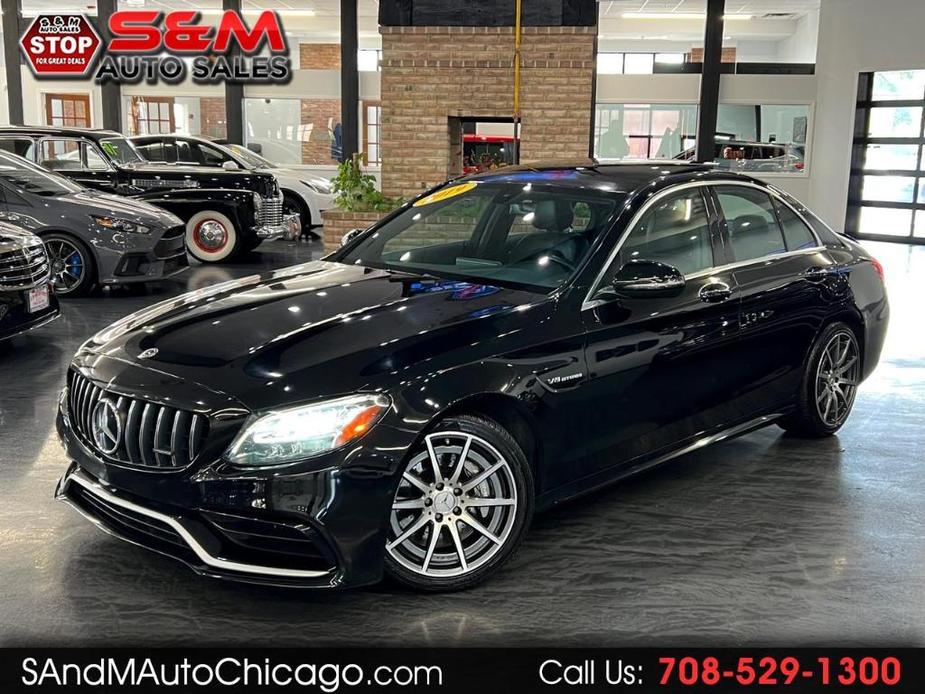 used 2019 Mercedes-Benz AMG C 63 car, priced at $44,488
