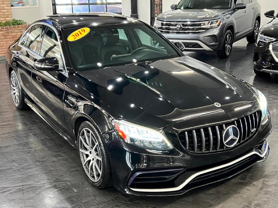 used 2019 Mercedes-Benz AMG C 63 car, priced at $44,988