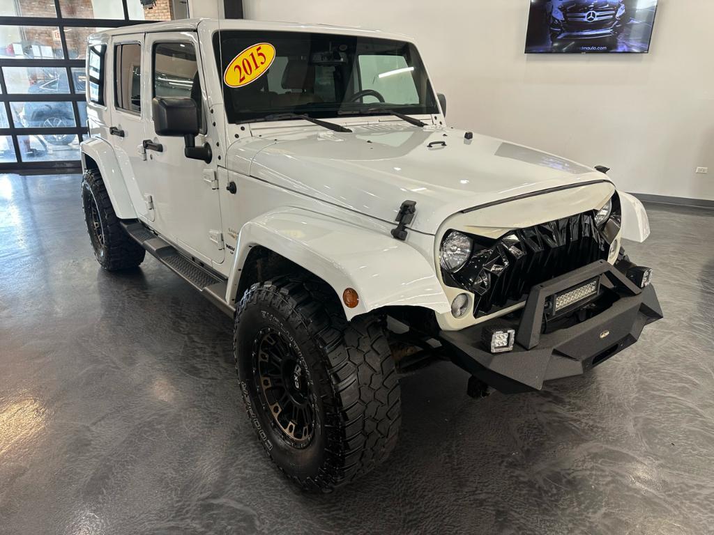 used 2015 Jeep Wrangler Unlimited car, priced at $15,995