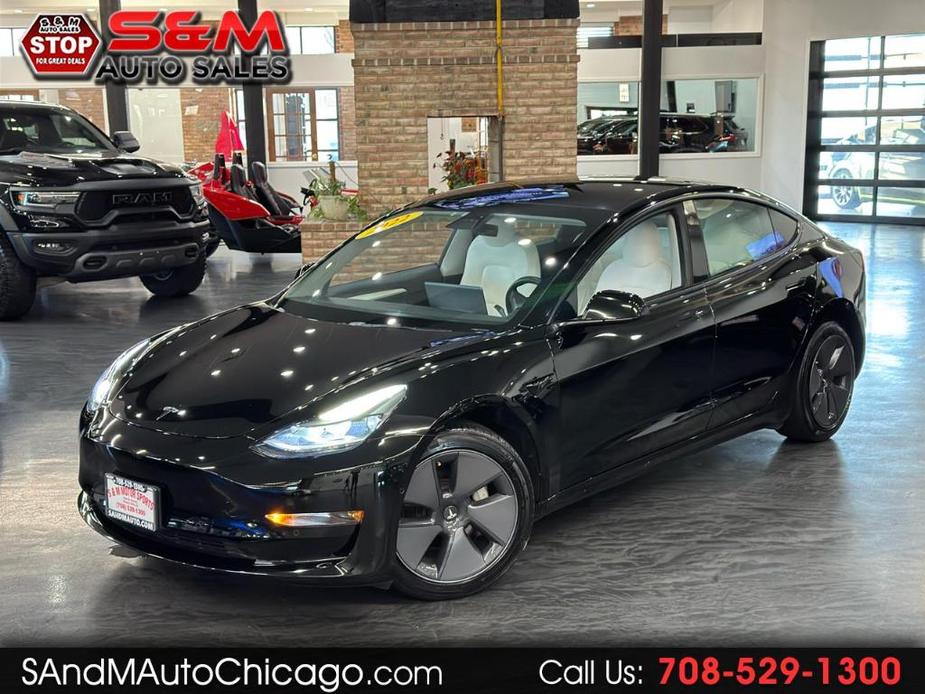 used 2022 Tesla Model 3 car, priced at $28,488