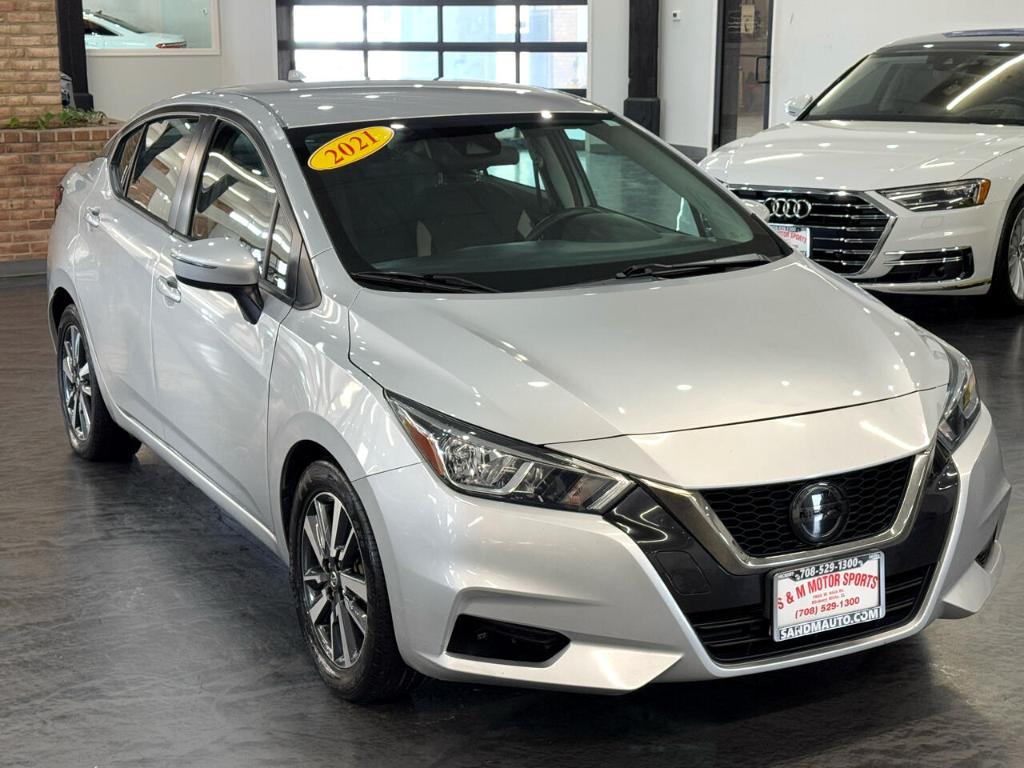used 2021 Nissan Versa car, priced at $12,488