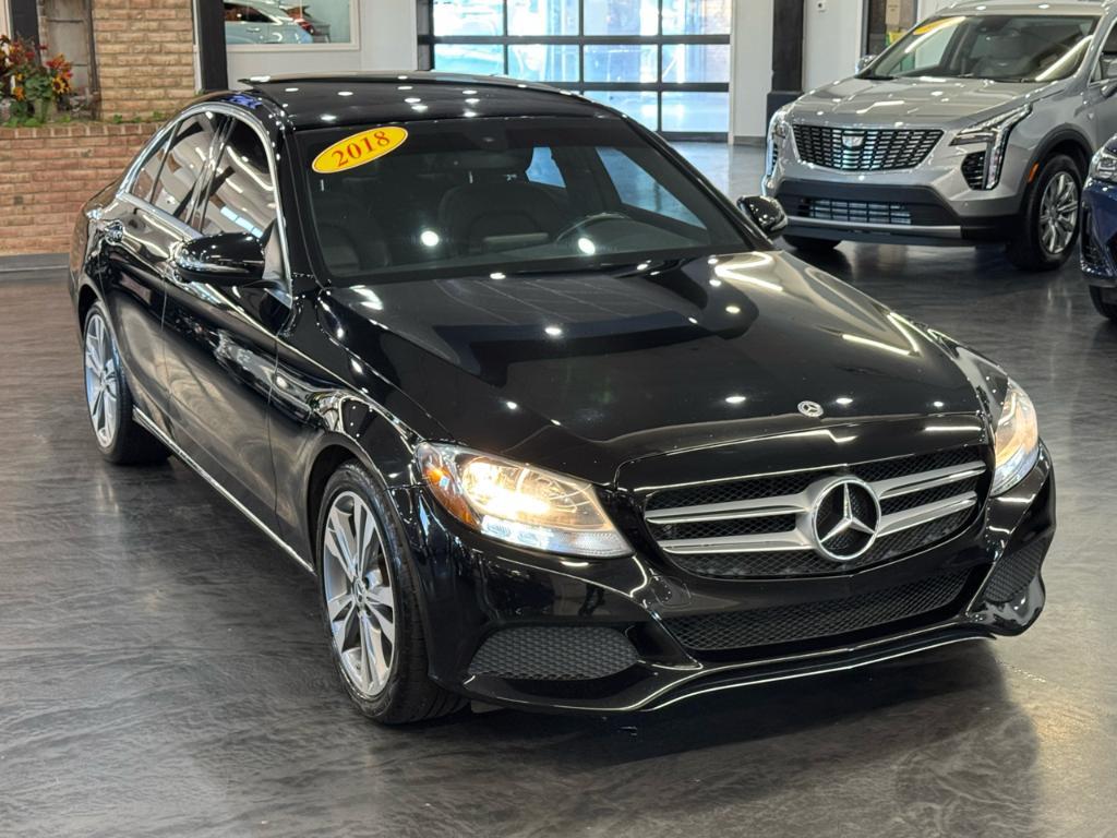 used 2018 Mercedes-Benz C-Class car, priced at $19,495