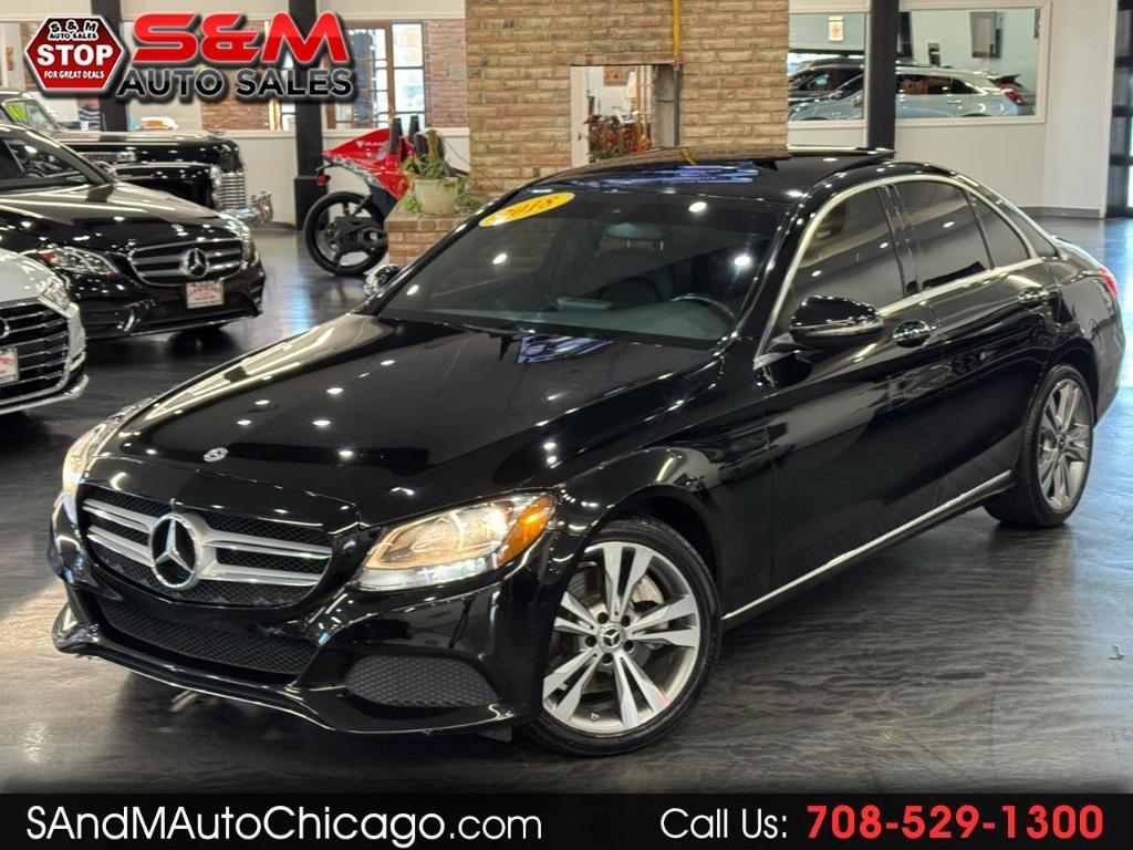 used 2018 Mercedes-Benz C-Class car, priced at $19,495