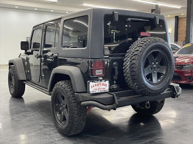 used 2012 Jeep Wrangler Unlimited car, priced at $18,788