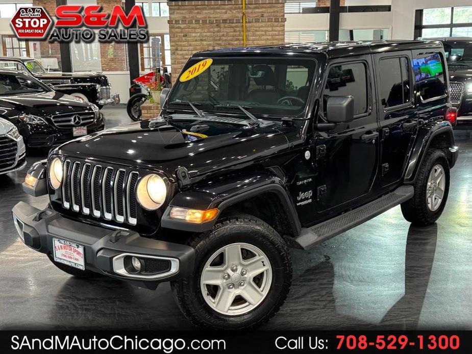 used 2019 Jeep Wrangler Unlimited car, priced at $28,988