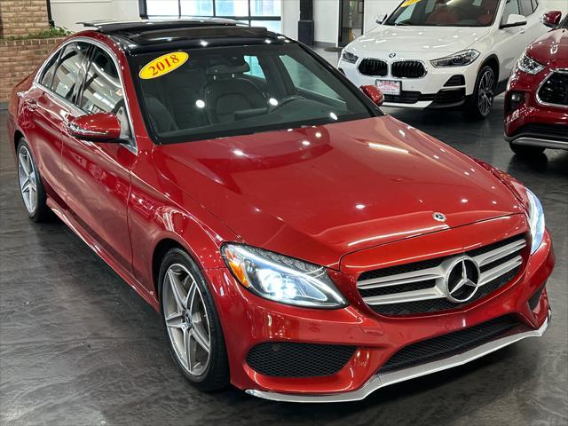 used 2018 Mercedes-Benz C-Class car, priced at $16,488