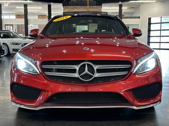 used 2018 Mercedes-Benz C-Class car, priced at $16,488