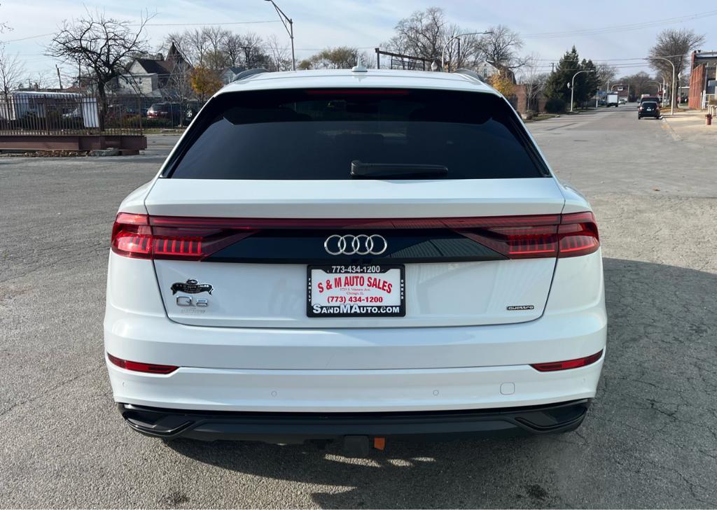 used 2020 Audi Q8 car, priced at $35,995