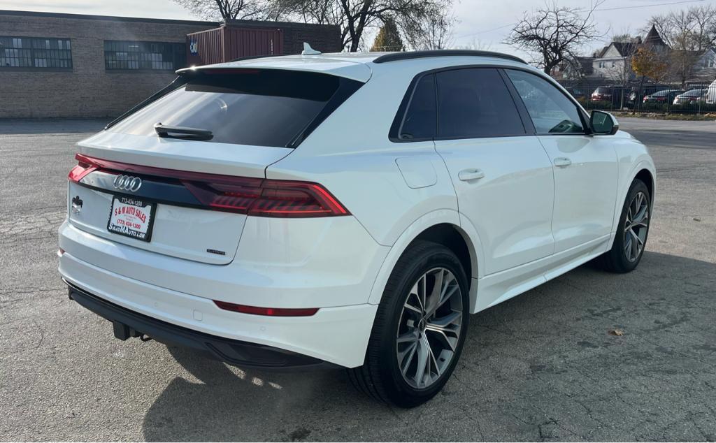 used 2020 Audi Q8 car, priced at $35,995