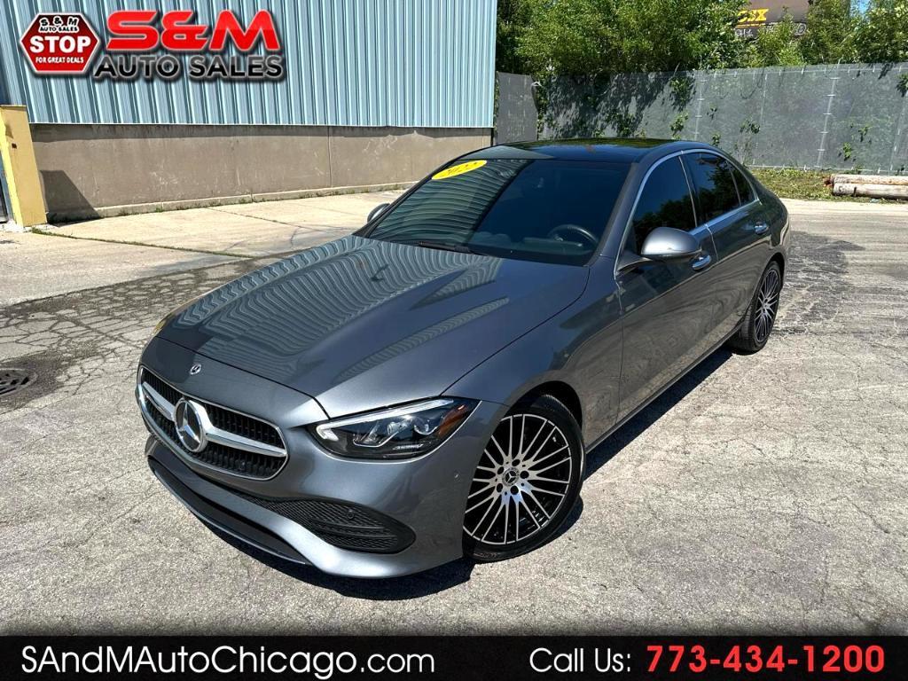 used 2022 Mercedes-Benz C-Class car, priced at $29,995