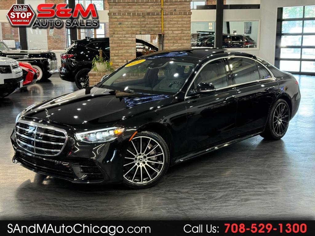 used 2021 Mercedes-Benz S-Class car, priced at $69,988