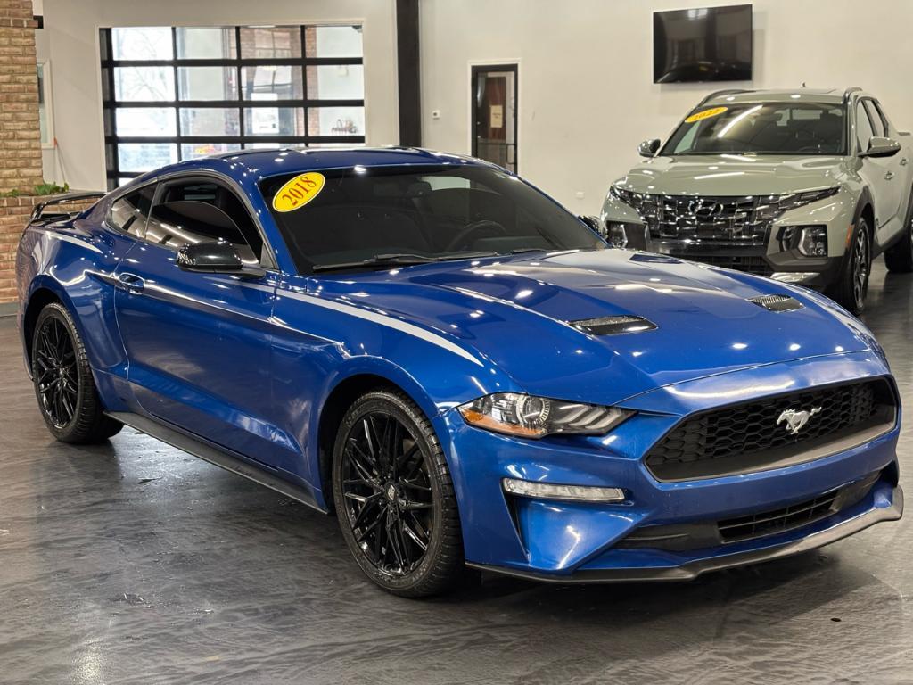 used 2018 Ford Mustang car, priced at $17,488