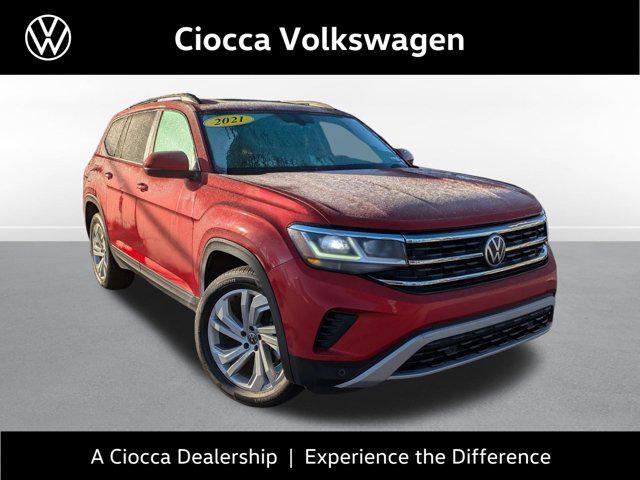 used 2021 Volkswagen Atlas car, priced at $25,997