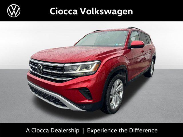 used 2021 Volkswagen Atlas car, priced at $25,499