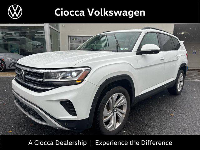 used 2021 Volkswagen Atlas car, priced at $27,999