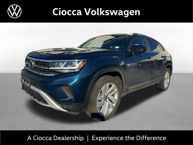 used 2022 Volkswagen Atlas Cross Sport car, priced at $27,697