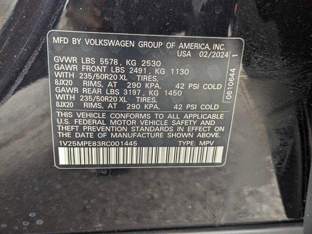 new 2024 Volkswagen ID.4 car, priced at $47,036