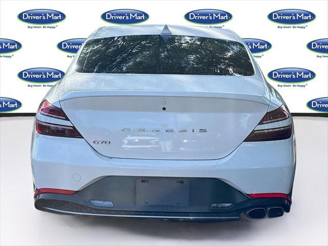 used 2022 Genesis G70 car, priced at $23,995