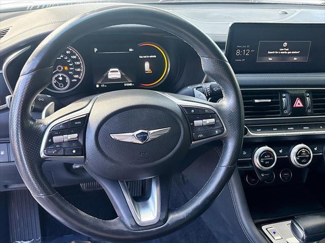used 2022 Genesis G70 car, priced at $23,995
