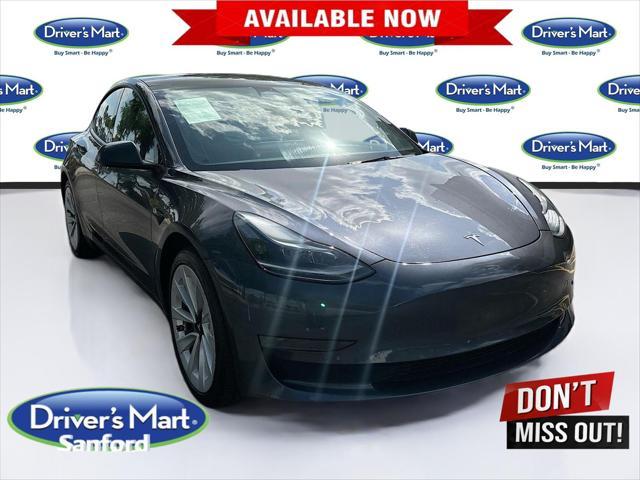 used 2022 Tesla Model 3 car, priced at $17,995