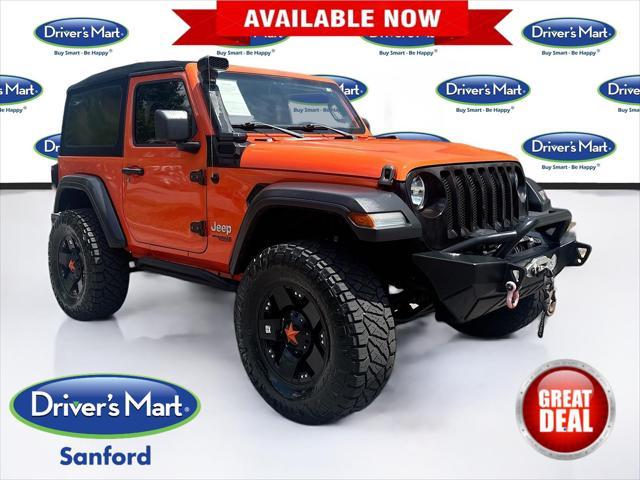 used 2018 Jeep Wrangler car, priced at $19,595