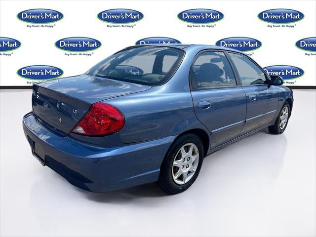 used 2003 Kia Spectra car, priced at $3,999