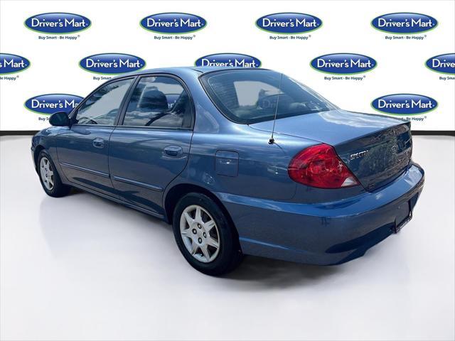 used 2003 Kia Spectra car, priced at $3,999