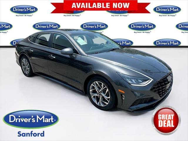 used 2021 Hyundai Sonata car, priced at $18,595