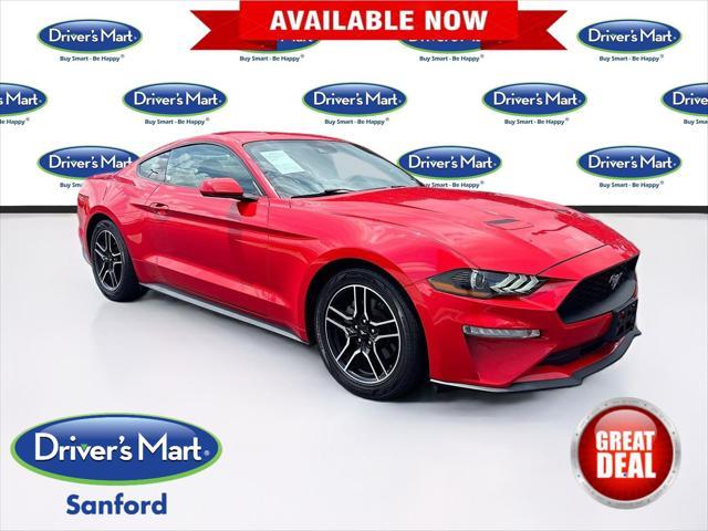 used 2021 Ford Mustang car, priced at $19,595
